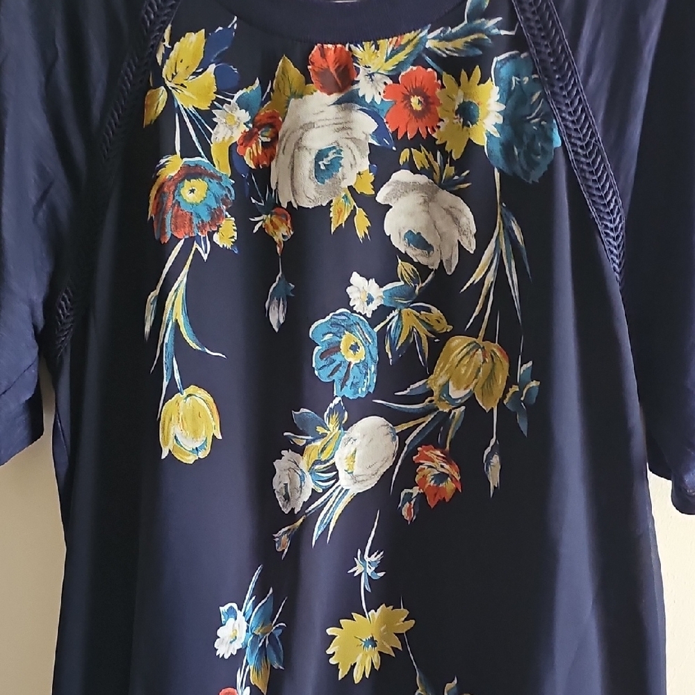 Anthropologie Tiny Brand Floral Print Women's Top - Picture 7 of 11